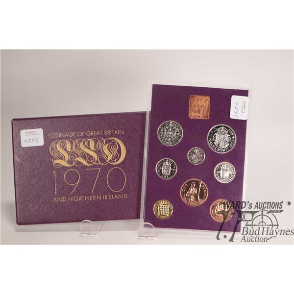 Coinage of Great Britian and Northern Ireland 1970 proof set of coins