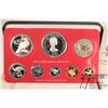 Image 2 : Franklin Mint Papua New Guinea 1977 boxed proof coin set issued to commemorate the Queen's Silver Ju