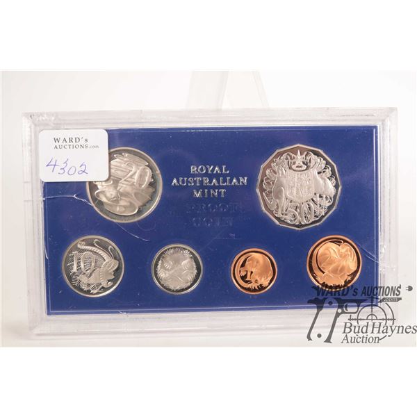 Royal Australian Mint 1981 proof coin set in acrylic case