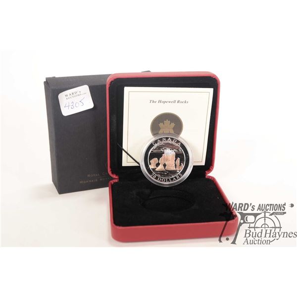 Royal Canadian Mint The Hopewell Rocks .999 1 oz. fine silver coin in case