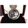 Image 2 : Royal Canadian Mint Diamonds .999 1 oz. fine silver coin in case. (31.10 grams of .9999 silver)