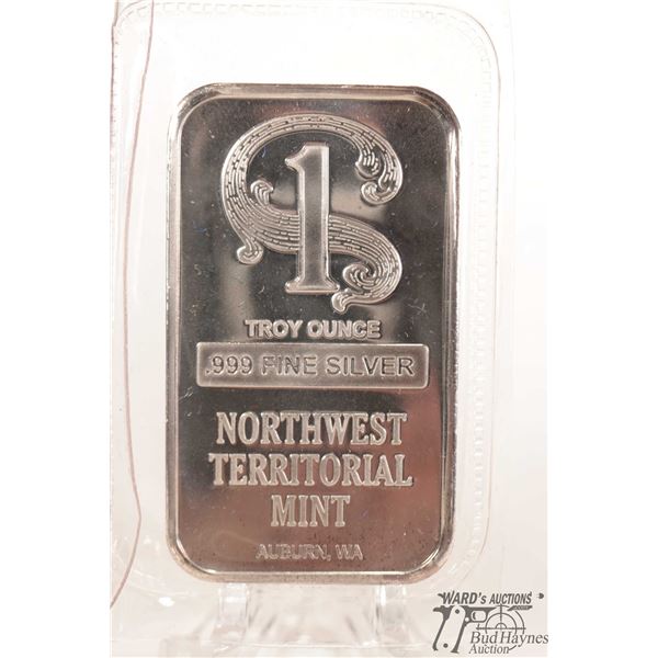 Northwest Territorial Mint .9999 fine silver 1 oz. ingot