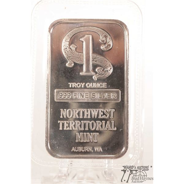 Northwest Territorial Mint .9999 fine silver 1 oz. ingot
