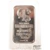 Image 1 : Northwest Territorial Mint .9999 fine silver 1 oz. ingot. (31.10 grams of .9999 silver)