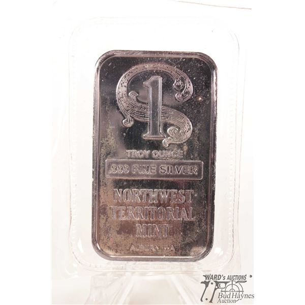 Northwest Territorial Mint .9999 fine silver 1 oz. ingot