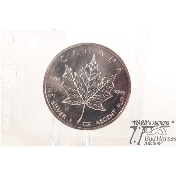 Royal Canadian Mint Maple Leaf .9999 fine silver 1 oz. coin