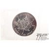 Image 1 : Royal Canadian Mint Maple Leaf .9999 fine silver 1 oz. coin. (31.10 grams of .9999 silver)