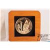 Image 2 : Tray lot of collectible coins and tokens including Pope John Paul II gold plate coin in wooden box, 