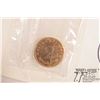 Image 6 : Tray lot of collectible coins and tokens including Pope John Paul II gold plate coin in wooden box, 