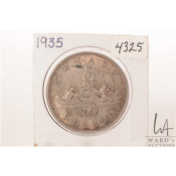 Canadian 1935 silver dollar coin
