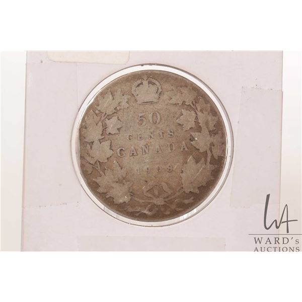 Canadian 1908 half dollar coin