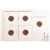 Image 2 : Five Canadian 1964 pennies