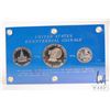 Image 1 : United States of Bicentennial Coinage set 1776-1976 including one dollar, half dollar and quarter