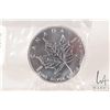 Image 1 : 2013 Canadian five dollar .9999 fine silver maple leaf coin. (31.10 grams of .9999 silver)