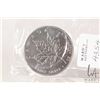 Image 1 : 2013 Canadian five dollar .9999 fine silver maple leaf coin. (31.10 grams of .9999 silver)