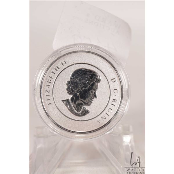 Royal Canadian Mint 2012 .9999 fine silver twenty dollar Maple Leaf commemorative coin. (7.96 grams 