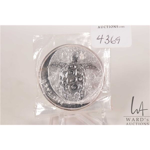 Fiji 2013 two dollar .999 fine silver coin. (31.10 grams of .9999 silver)