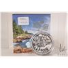 Image 1 : 2015 Royal Canadian Mint $200, .9999 fine silver "Coastal Waters of Canada" coin. (31.10 grams of .9