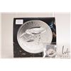 Image 1 : 2016 Royal Canadian Mint $20, .9999 fine silver "Star Trek- Enterprise" coin. (7.96 grams of .9999 s