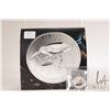 Image 1 : 2016 Royal Canadian Mint $20, .9999 fine silver "Star Trek- Enterprise" coin. (7.96 grams of .9999 s