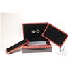 Image 1 : Royal Canadian Mint "Masters Club" collector coin box featuring silver inlaids MC and solid wood vel