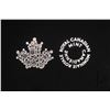 Image 4 : Royal Canadian Mint "Masters Club" collector coin box featuring silver inlaids MC and solid wood vel