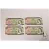 Image 1 : Four 1969 Bank of Canada $20 bills in circulated condition