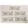 Image 2 : Five 1979 Bank of Canada $20 bills in circulated condition