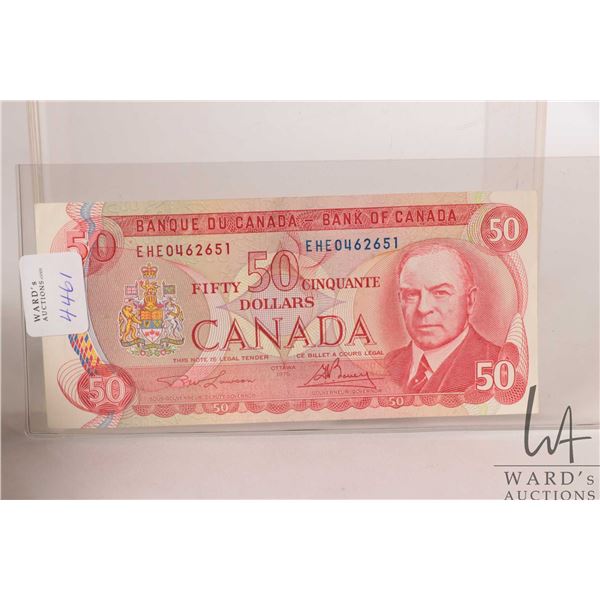 1975 Bank of Canada $50 bill
