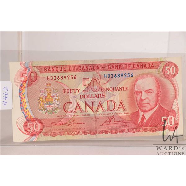 1975 Bank of Canada $50 bill