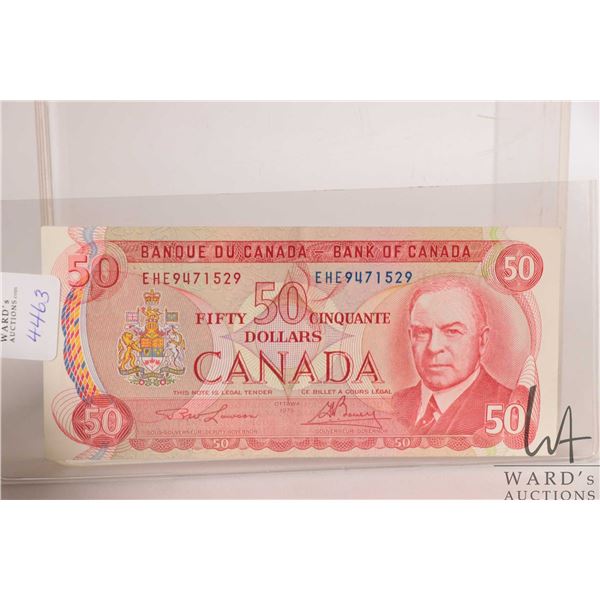 1975 Bank of Canada $50 bill