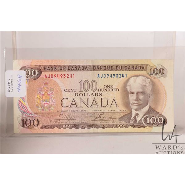 1975 Bank of Canada $100 bill