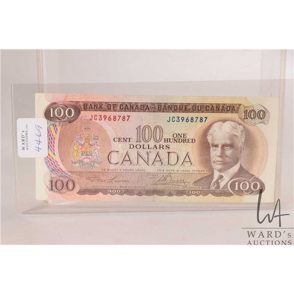 1975 Bank of Canada $100 bill