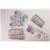 Image 1 : Selection of Bank of Canada bank notes including a 1972 $5, 1979 $5, five 1986 $5, two 1971 $10 and 