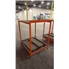 Image 2 : CARNEY INDUSTRIAL BATTERY HANDLING STORAGE RACK - APPROX. 39" ACROSS X 43" WIDE X 54" HIGH