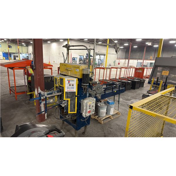 HEISTER BAIL-O-MATIC MODEL C FORMING AND INSERTING WIRE HANDLES MACHINE