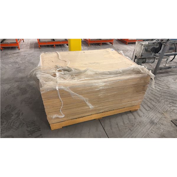 PALLET OF APPROX. 30 SHEETS OF 48" X 40" X 1/2" THICK PLYWOOD