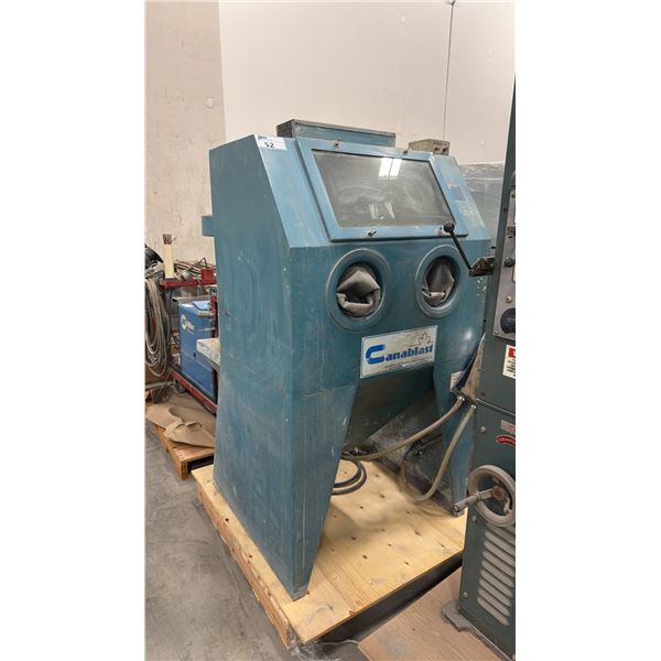 CANABLAST  INDUSTRIAL SAND BLASTING CABINET