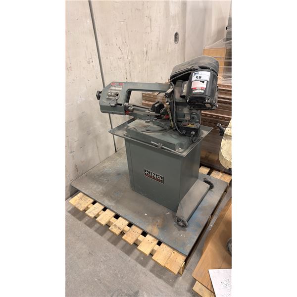 KING INDUSTRIAL 5" X 6" DUAL SWIVEL METAL CUTTING BANDSAW