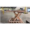 Image 2 : ECONO LIFT 4000 LBS. CAPACITY SCISSOR LIFT METAL WORK PLATFORM - APPROX. 40" X 42" X 33"