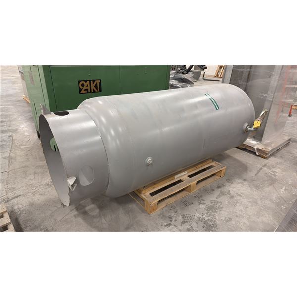 LARGE GREY COMPRESSED AIR TANK