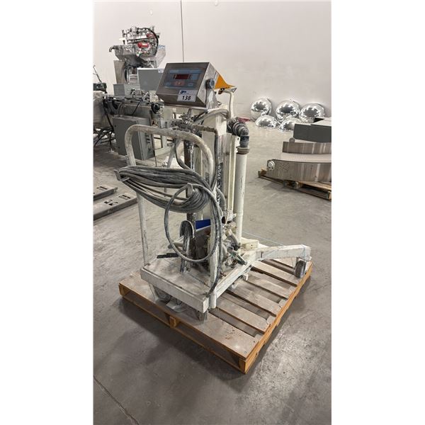 DOSEMASTER 2000 DRUM TRANSPORTER WITH SCALE AND AIR PUMP