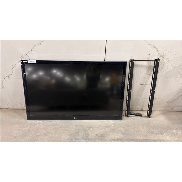 LG 54" TV WITH WALL MOUNT AND REMOTE CONTROL