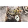 Image 3 : MOBILE PLATFORM WORK CART AND CONTENTS - SLINGS. CARGO NET AND CLOCK