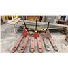 Image 1 : GROUP OF 3 PALLET JACKS *REPAIRS NEEDED*