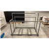 Image 1 : GREY METAL MATERIAL STORAGE RACK WITH FORKLIFT SLOTS - APPROX. 5FT X 3FT X 4FT HIGH