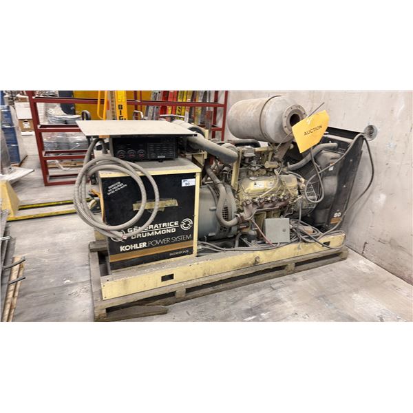 KOHLER POWER SYSTEM GAS TURBO CHARGE POWERED GENERATOR