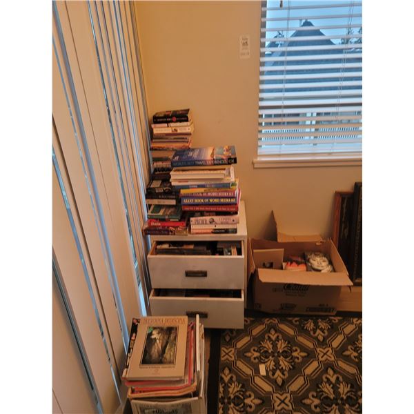 Books Cd's & Cabinet B