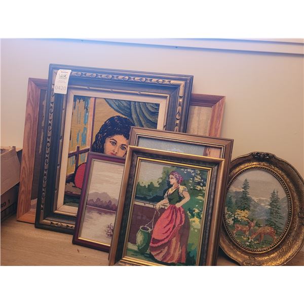 Framed Needle Point A
