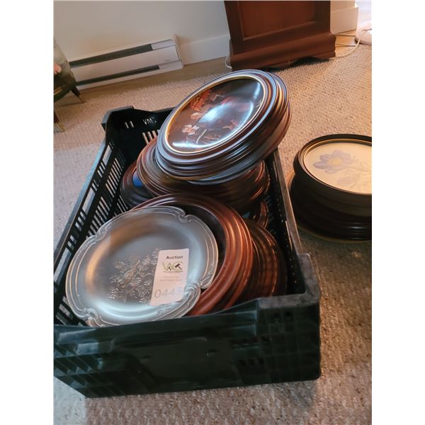 Framed Collectible Plates & More A